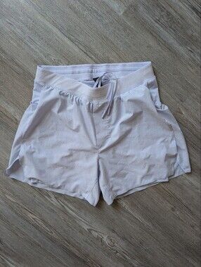 lululemon athletica Light Lavender Mesh Lined Shorts